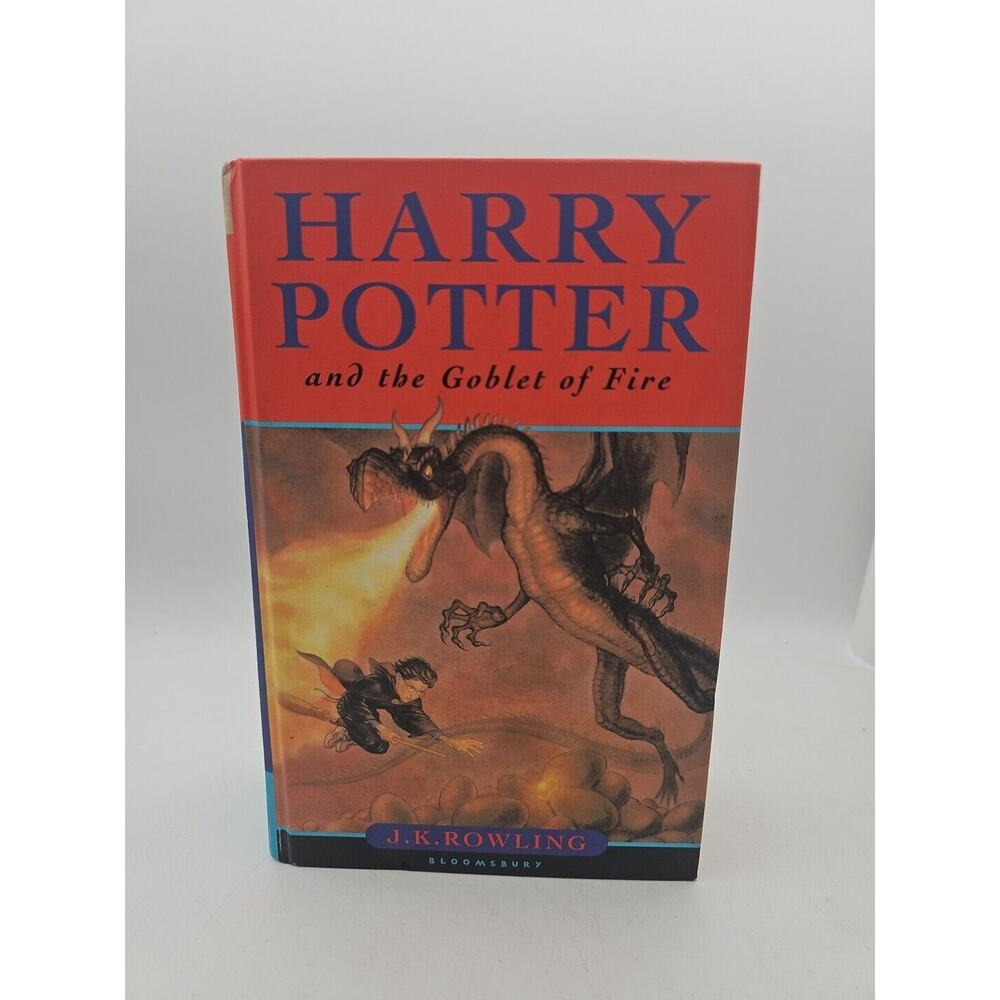 Harry Potter and the Goblet of Fire J.K. Rowling 1st/1st Ed UK Omnia 2000 HCDJ